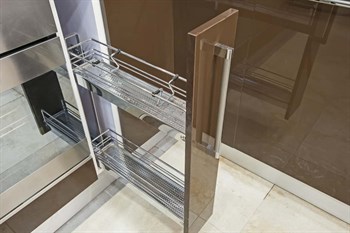 Slide out kitchen storage